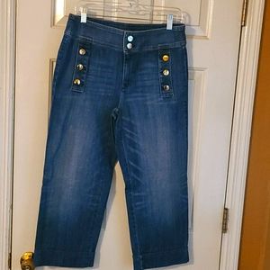 Womans Blue Jean Crops (Chicos)